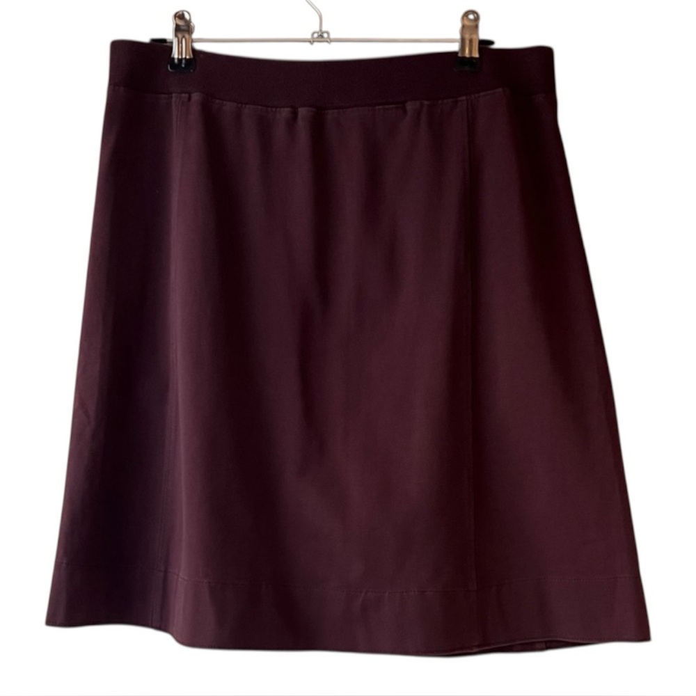 PATAGONIA Burgundy Organic Cotton A-Line Skirt